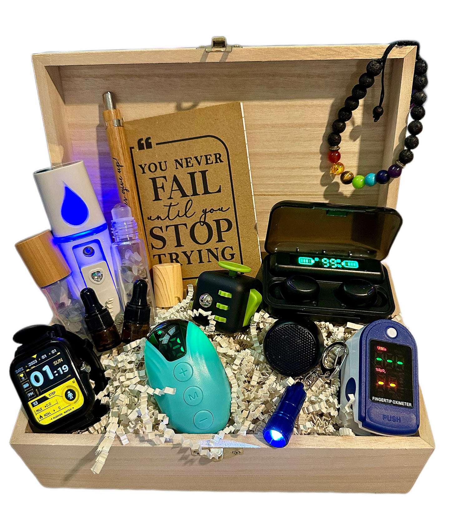 Black Calming Kit With New Fitness Tracker