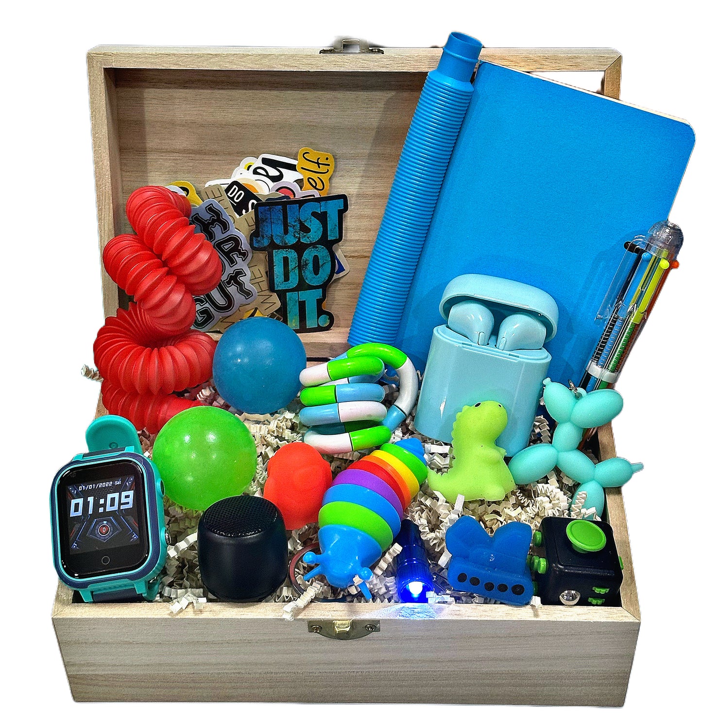 Kids Blue Calming Kit-GPS Tracker-Cellular Calling-Texting