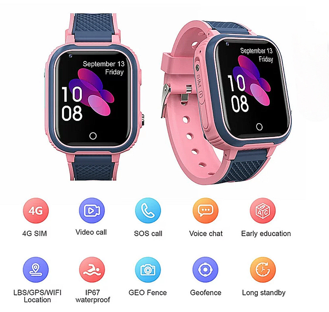 Kids Purple Calming Kit-GPS Tracker-Cellular Calling-Texting