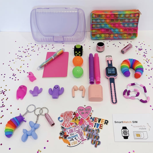 Kids Purple Calming Kit-GPS Tracker-Cellular Calling-Texting