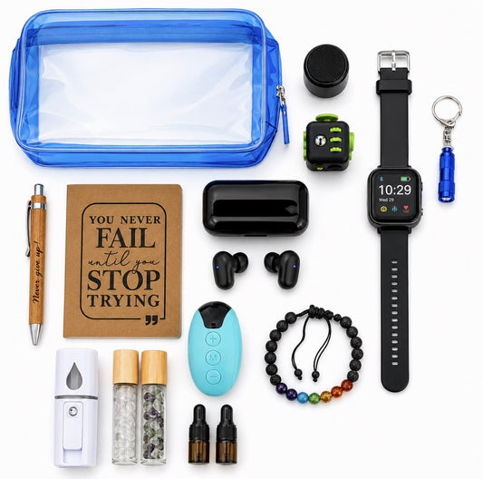 Black Calming Kit With New Fitness Tracker