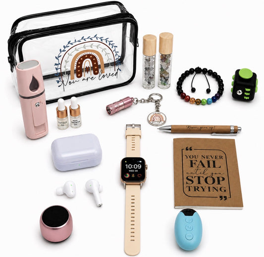 White Calming Kit With New Fitness Tracker